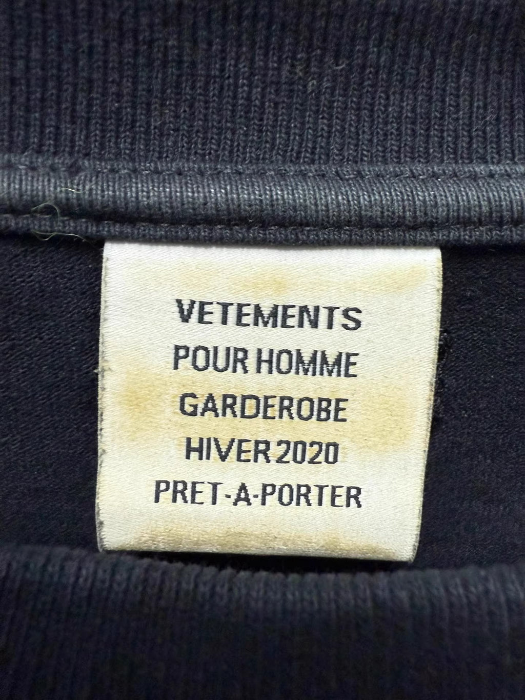 Vetement long sleeve tee