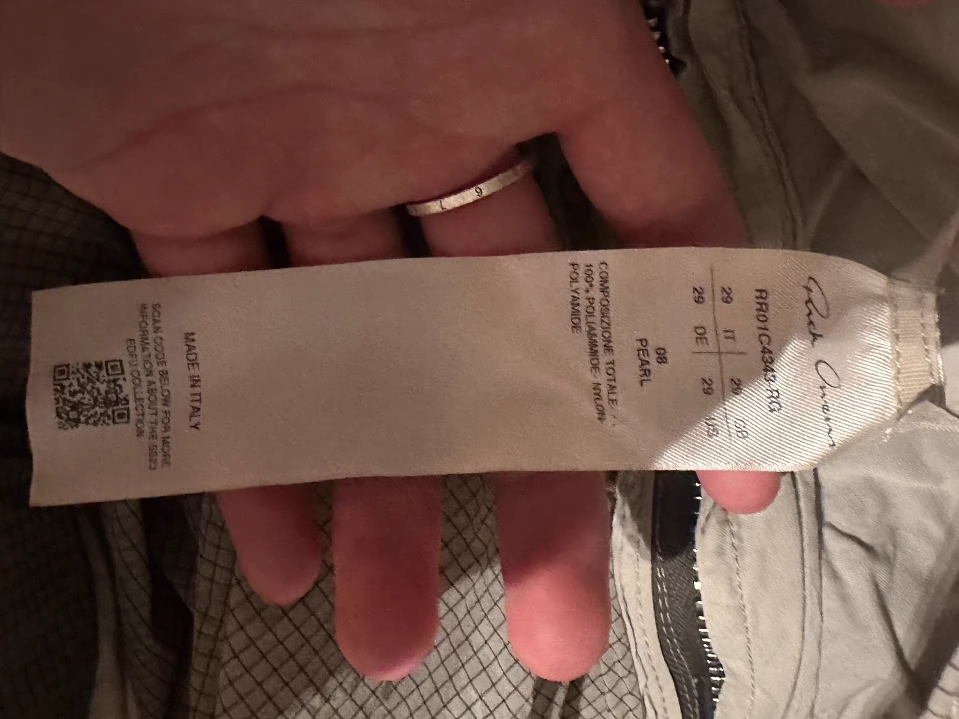 Rick Owens 23ss Banana Cargo Pants