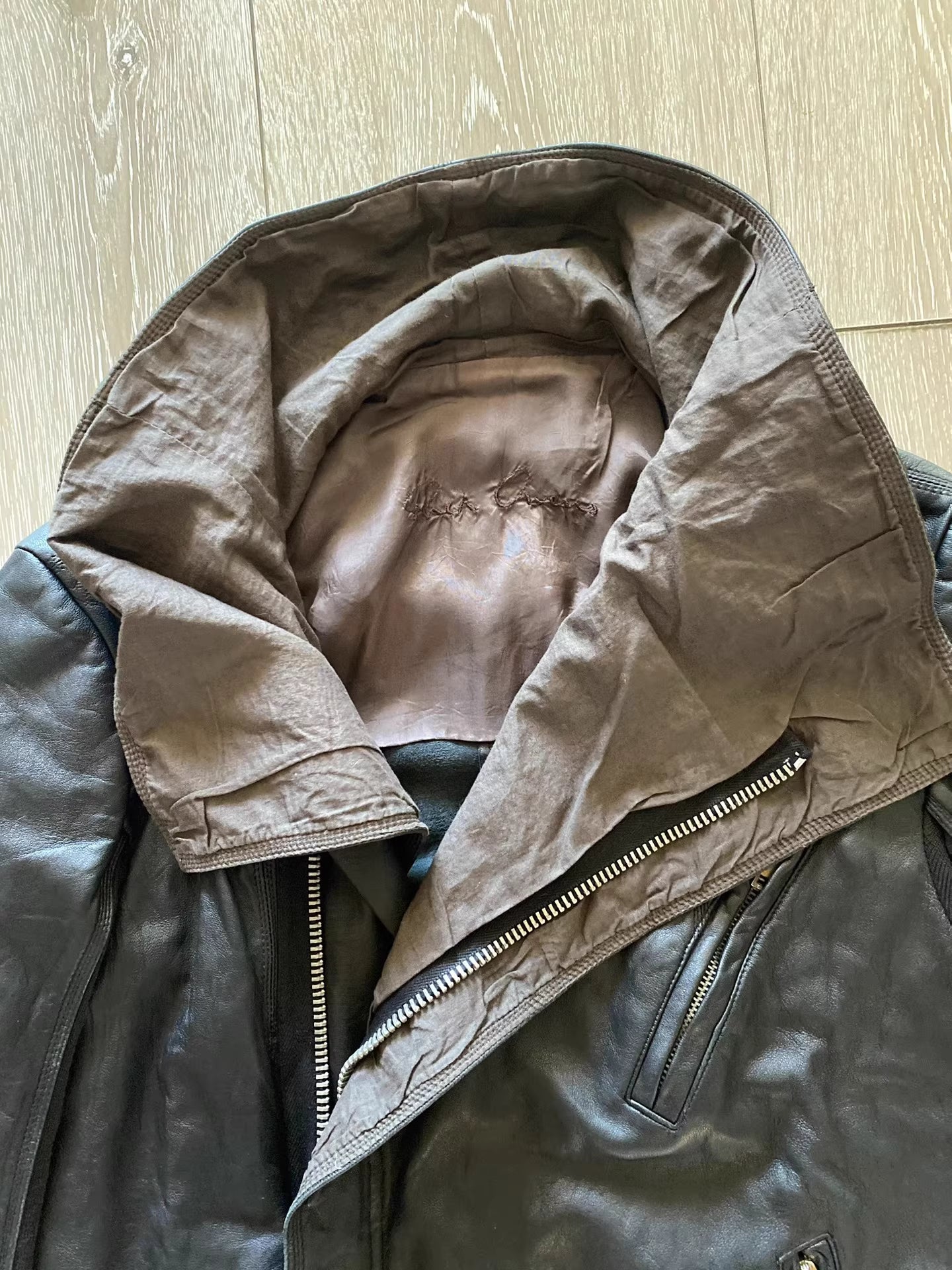 Rick Owens Lamb Leather Jacket