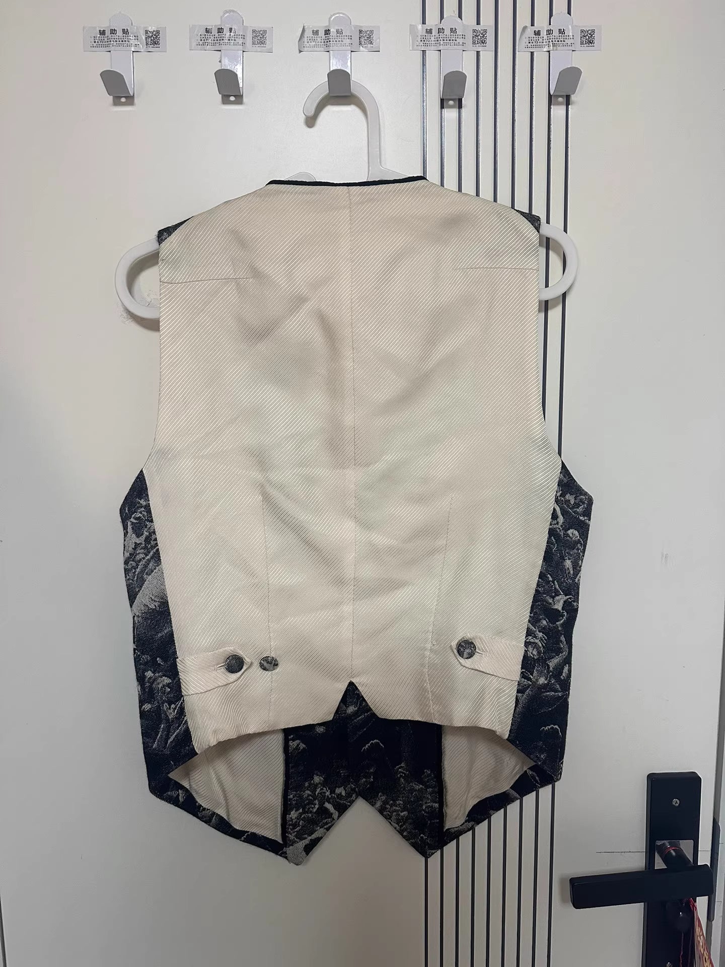 Number （N)ine 09AW Charles Peterson vest