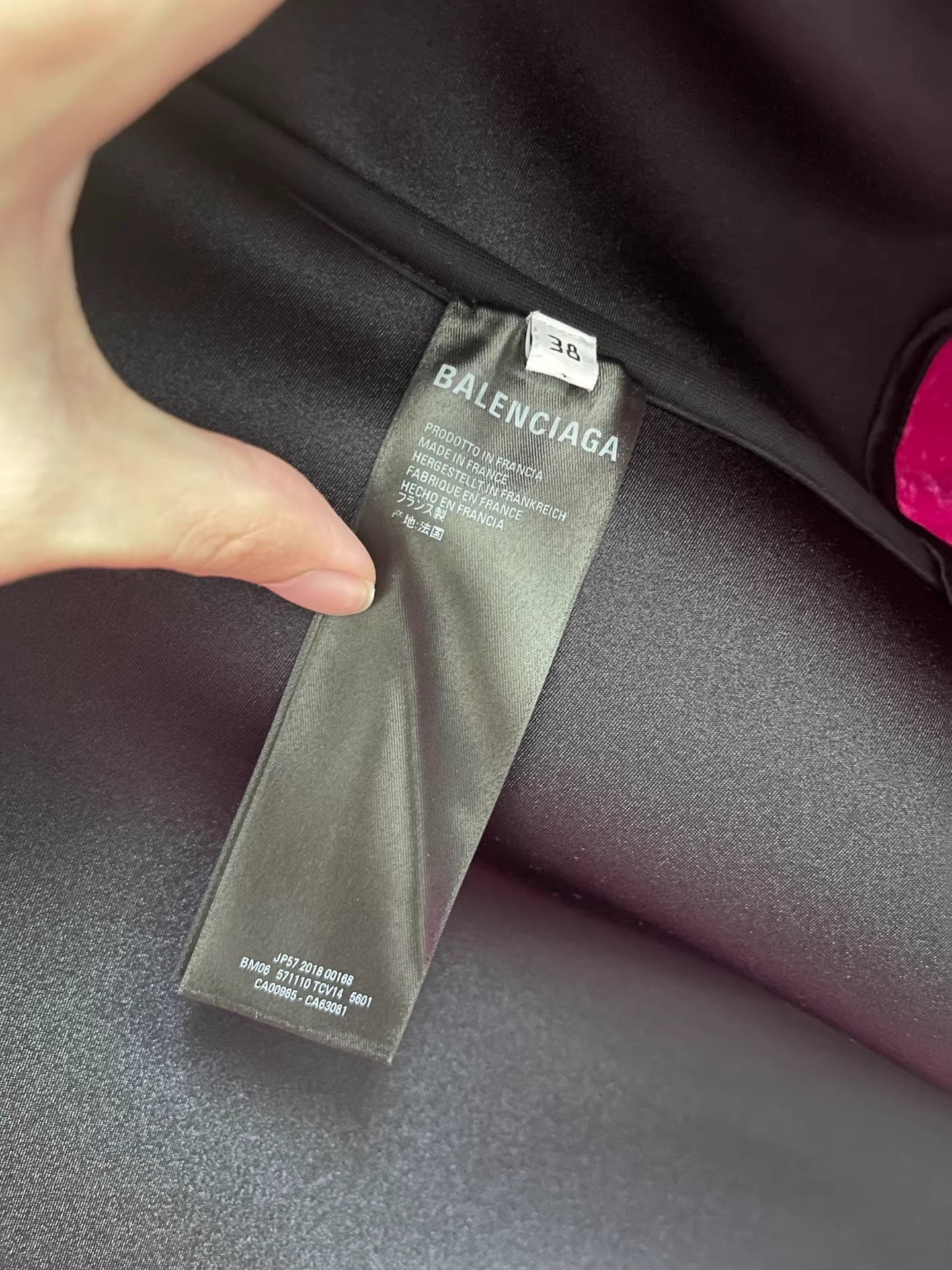 Balenciaga 19ss pink coat