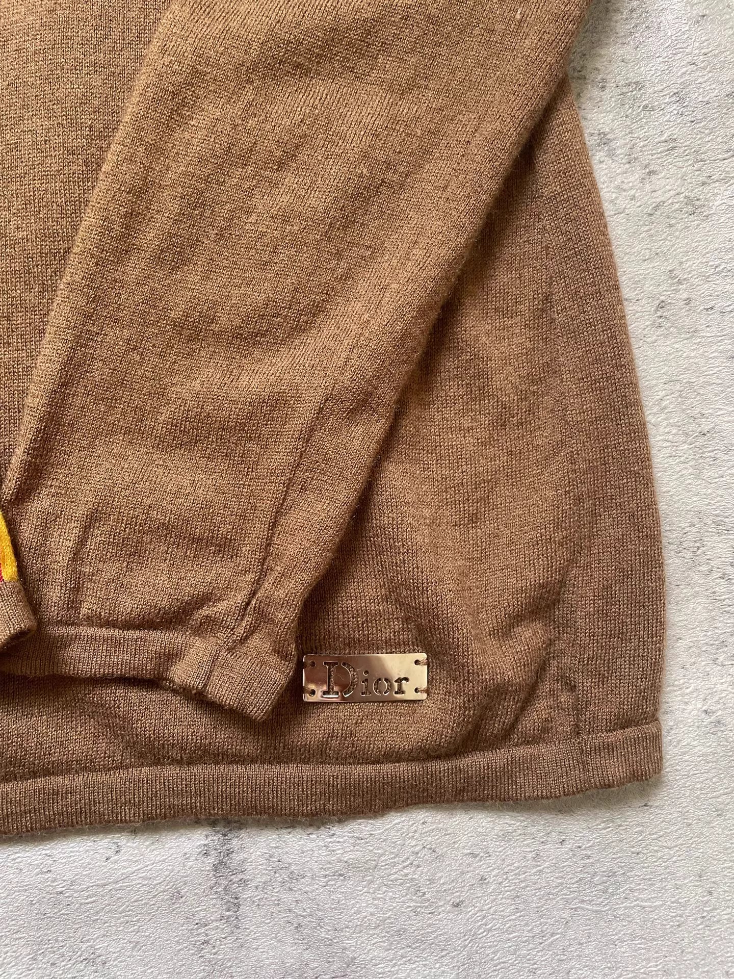 Dior Rasta Jamaica Knit Turtleneck Top