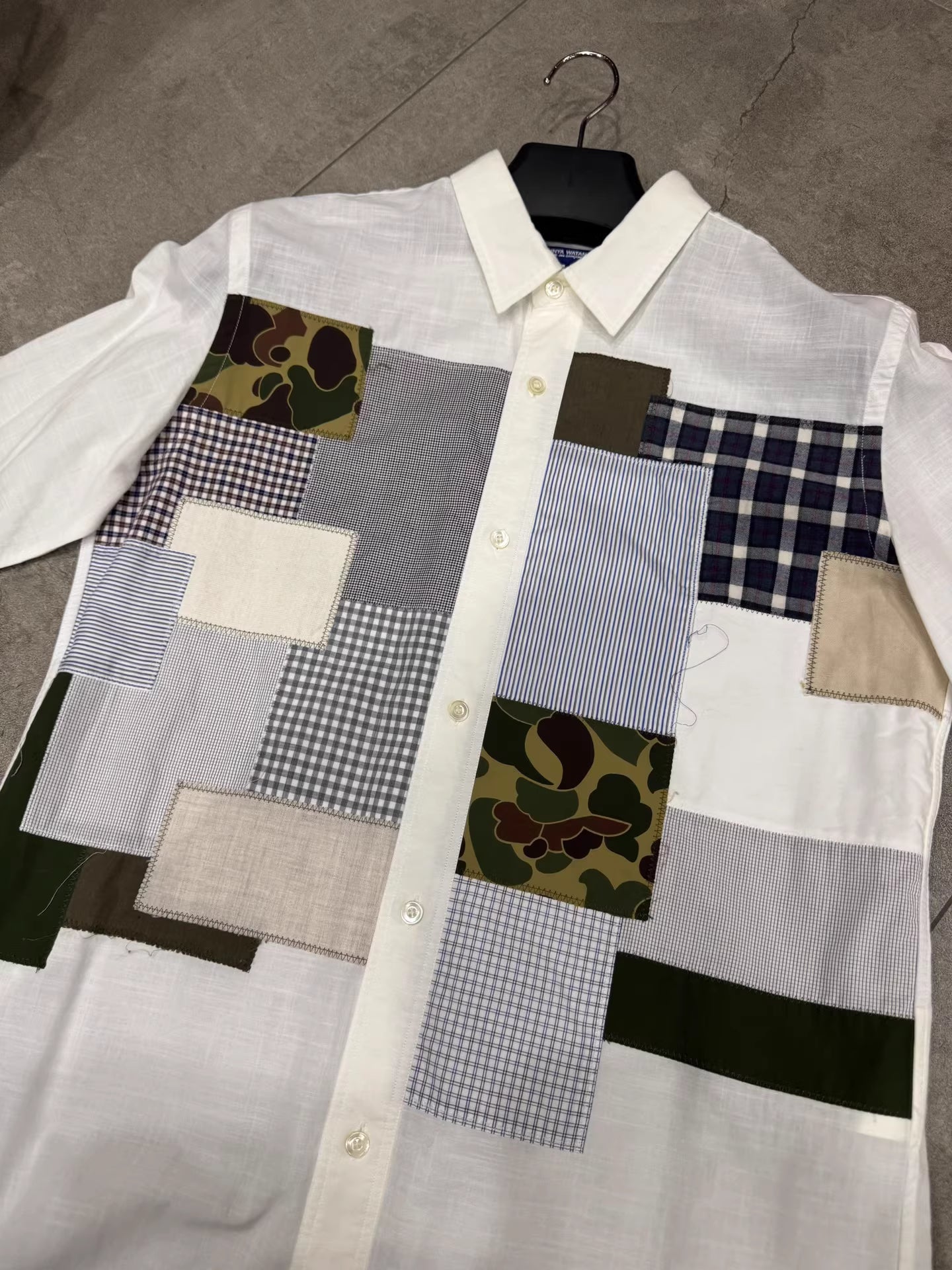 Junya Watanabe 18fw patchwork shirt