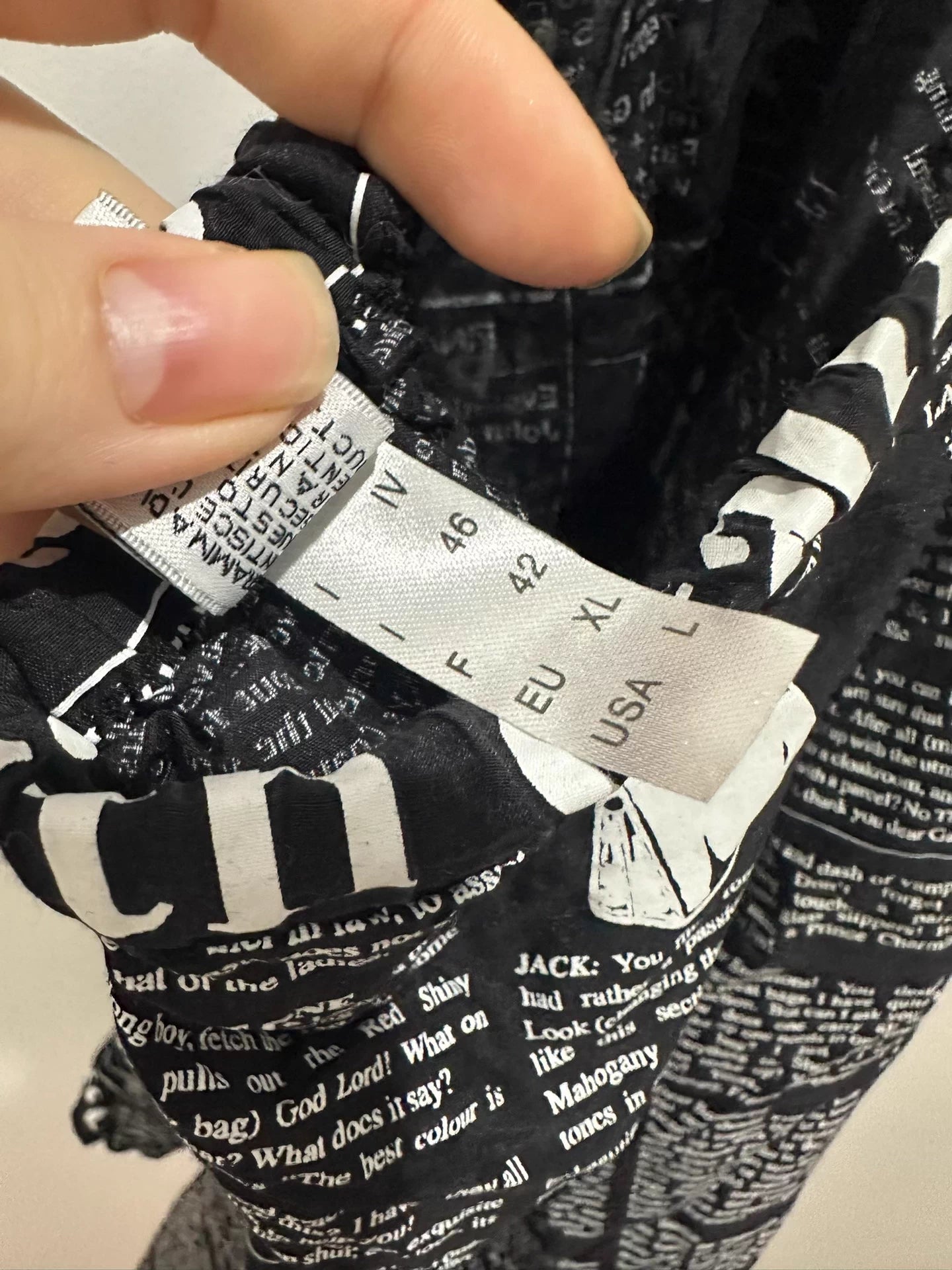 John Galliano “Gazette” Newspaper Print Halter Dress