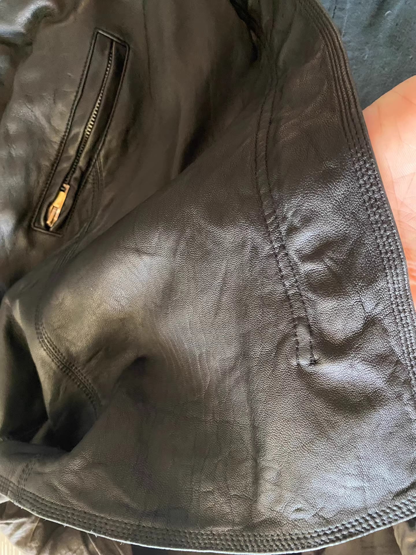 Rick Owens Lamb Leather Jacket