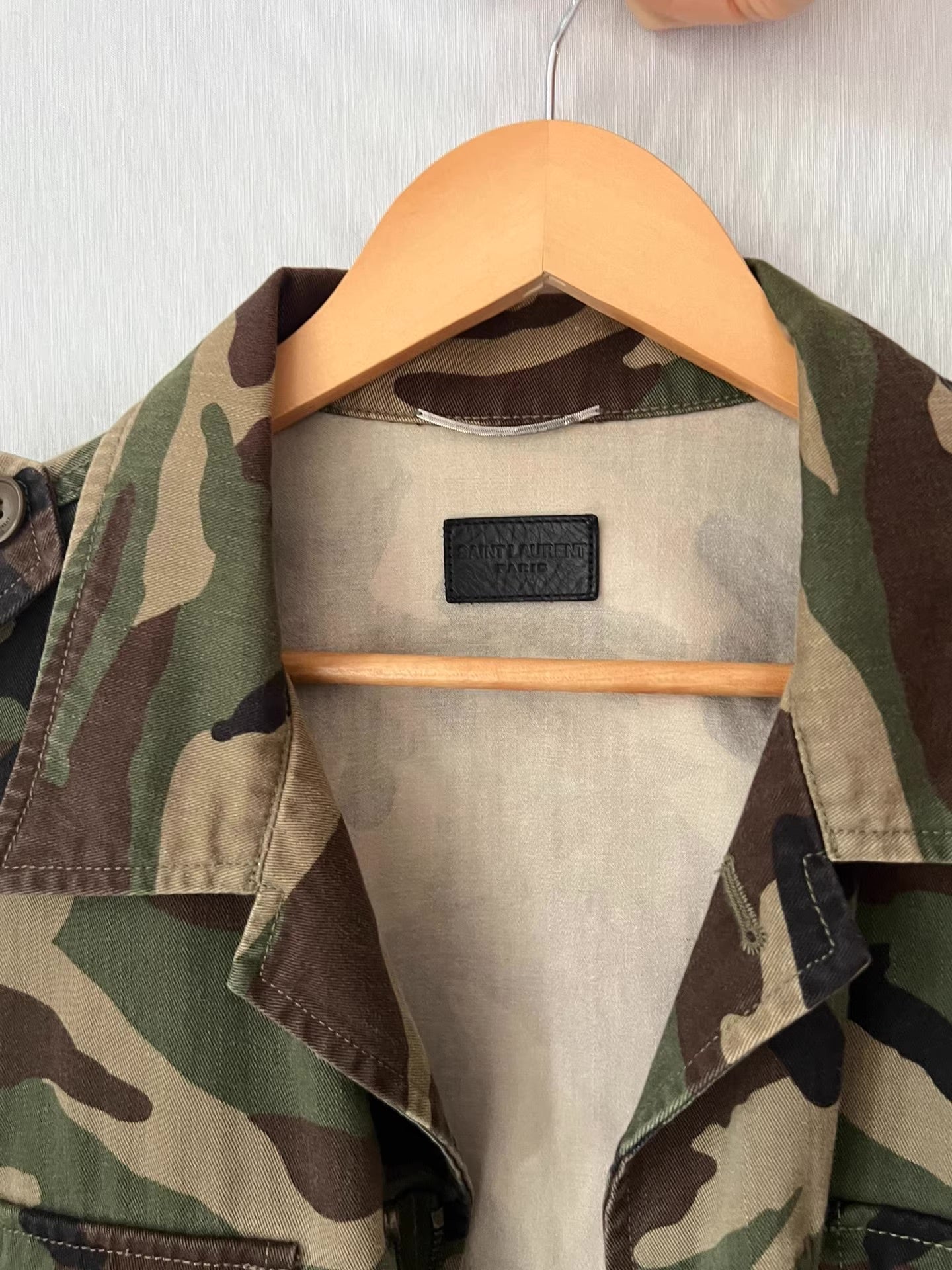 Saint Laurent Camo Jacket