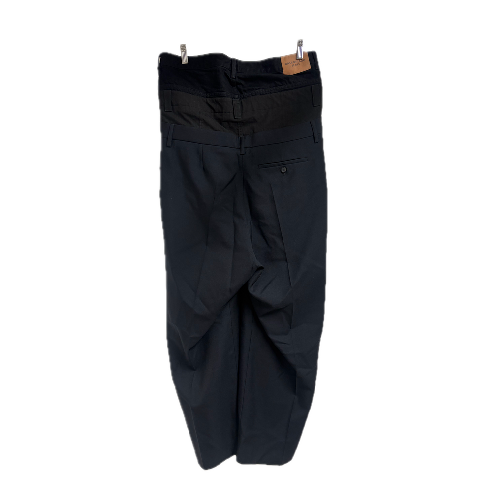 Balenciaga 24AW Layered Tailored Pants