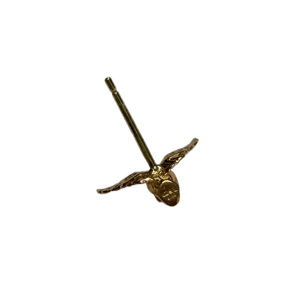 Chrome Hearts Foti Winged Skull 22k Earring