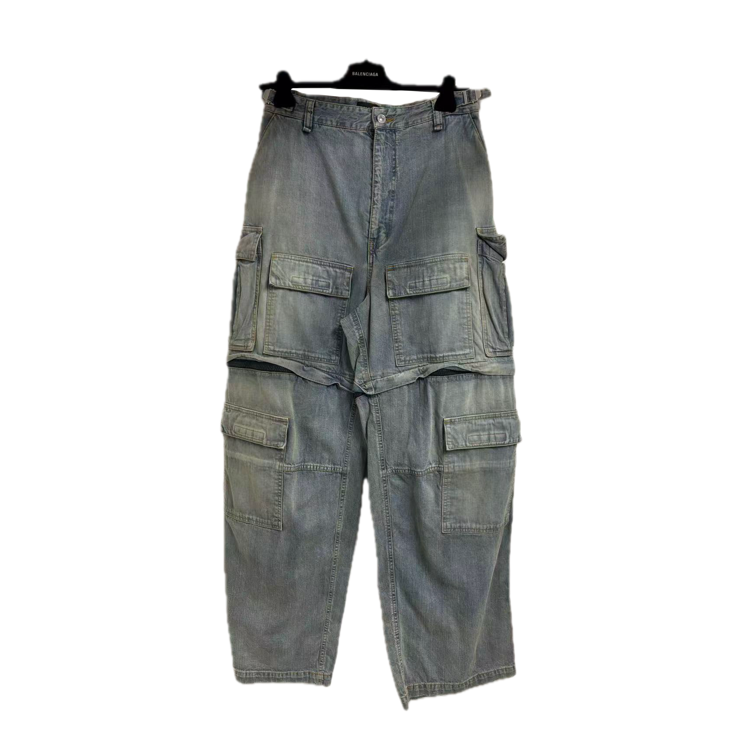 Balenciaga Cargo Jeans with Detachable Leg Panels