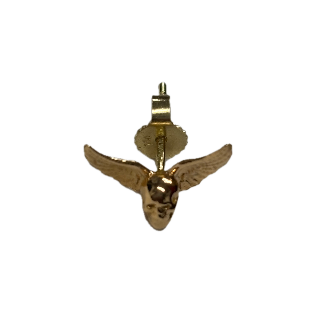 Chrome Hearts Foti Winged Skull 22k Earring