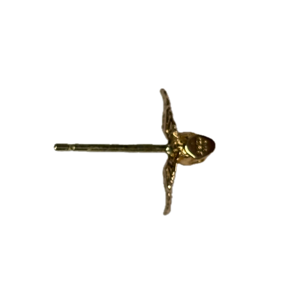 Chrome Hearts Foti Winged Skull 22k Earring