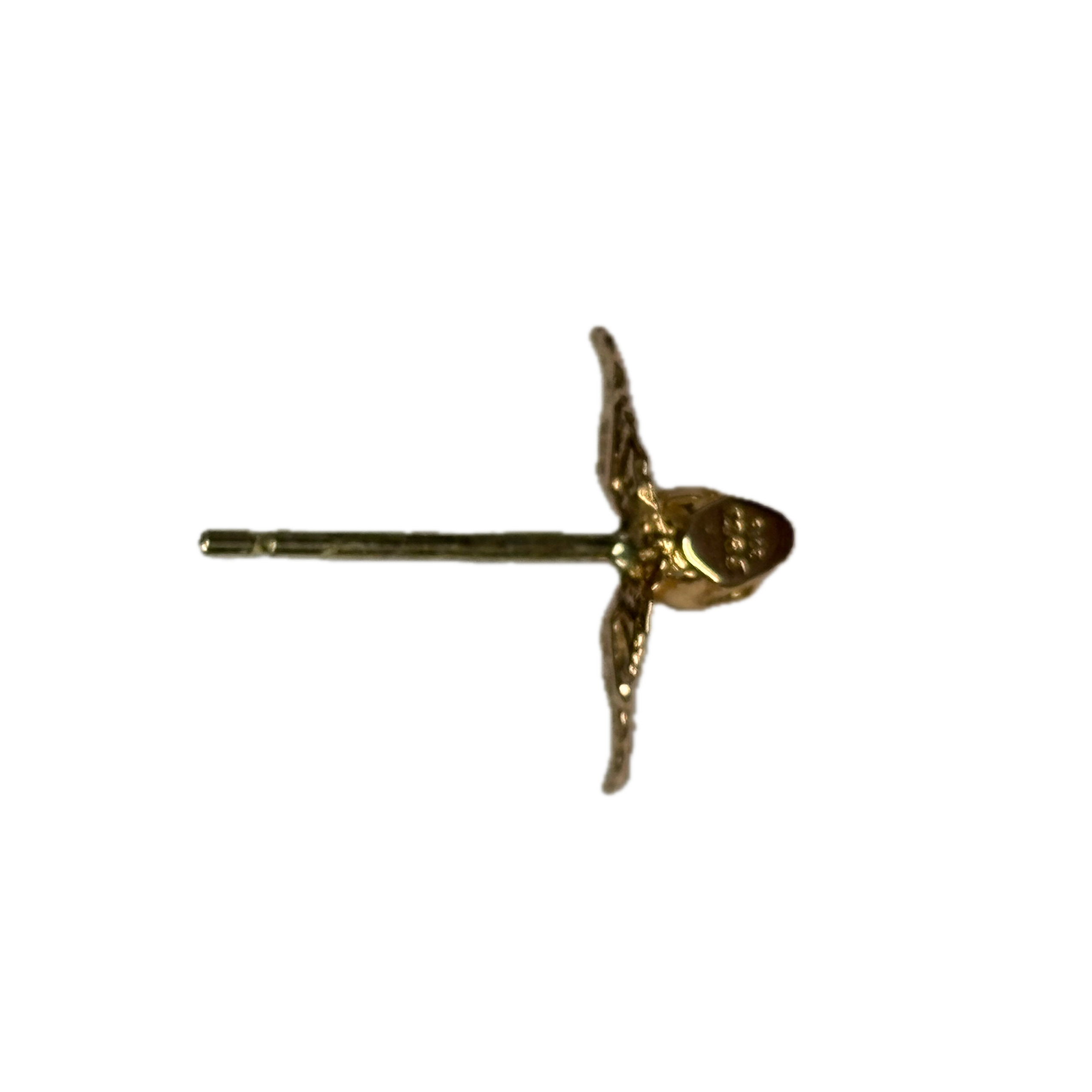 Chrome Hearts Foti Winged Skull 22k Earring