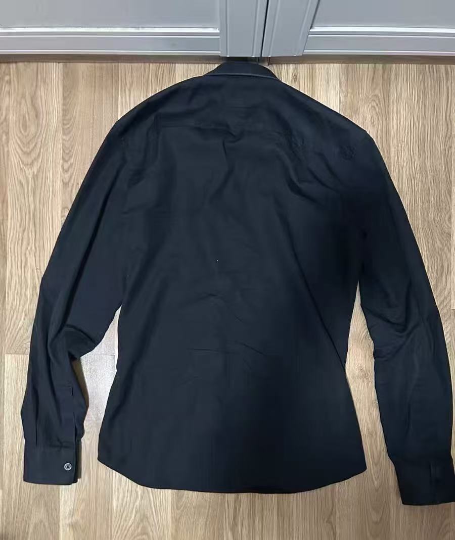 Givenchy FW16 Glitch Pixel Madonna Print Long Sleeve Button Up Shirt