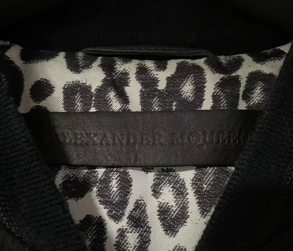 Alexander Mcqueen leopard jacket