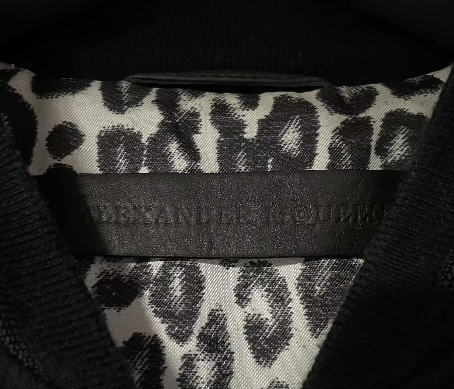 Alexander Mcqueen leopard jacket