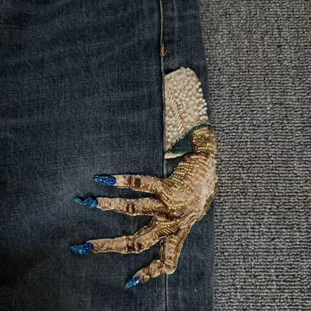 Undercover 23AW Embellished D-Hand Denim Pants