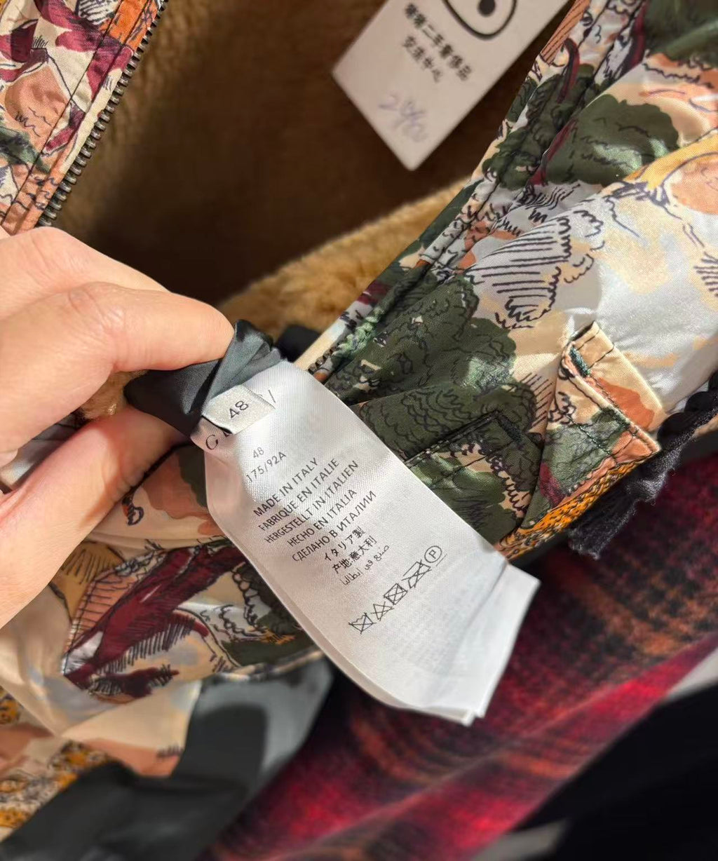 Gucci Animal Print Hooded Jacket