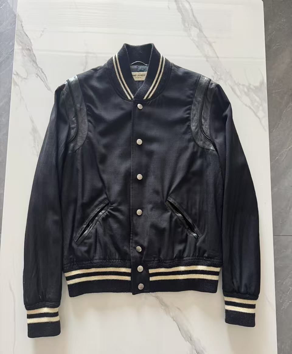 Saint Laurent 14fw Teddy Varsity Jacket