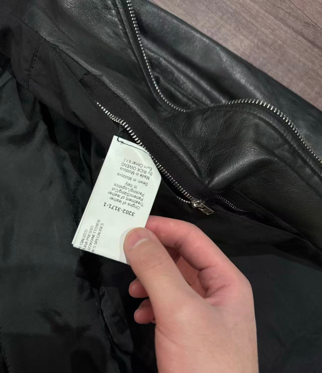Rick Owens 15ssBULLER Leather Jacket