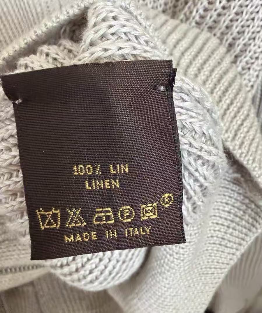 Louis Vuitton Collared Full‑Zip Ribbed Knit Cardigan
