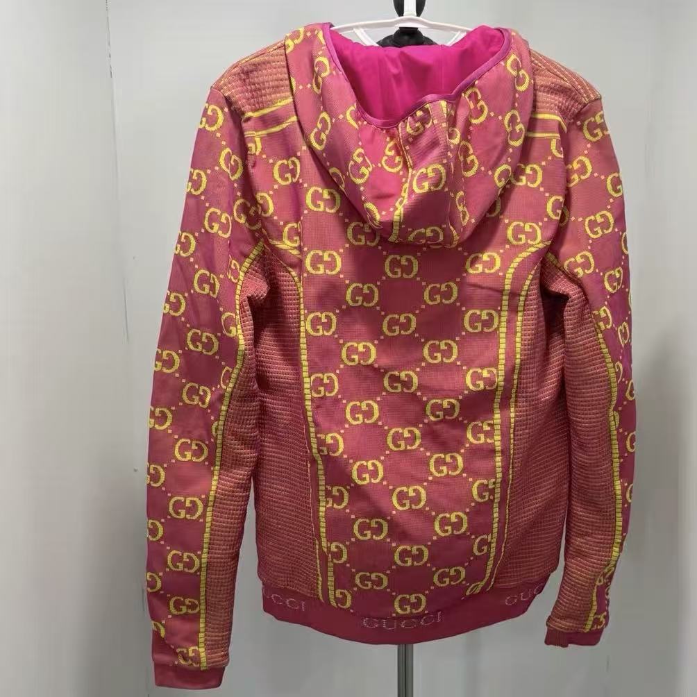 Gucci 22FW GG Tubular Jersey Zip Jacket