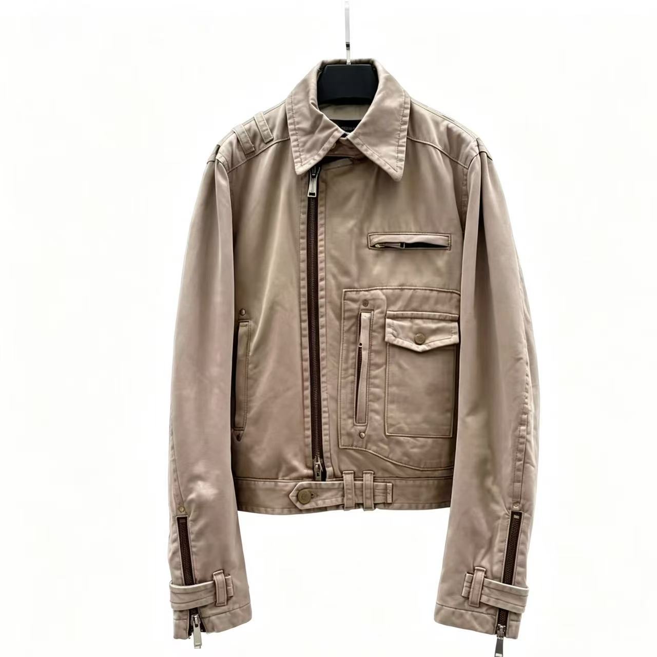 Dsquared 2 00s Vintage Zip-up Denim Biker Jacket