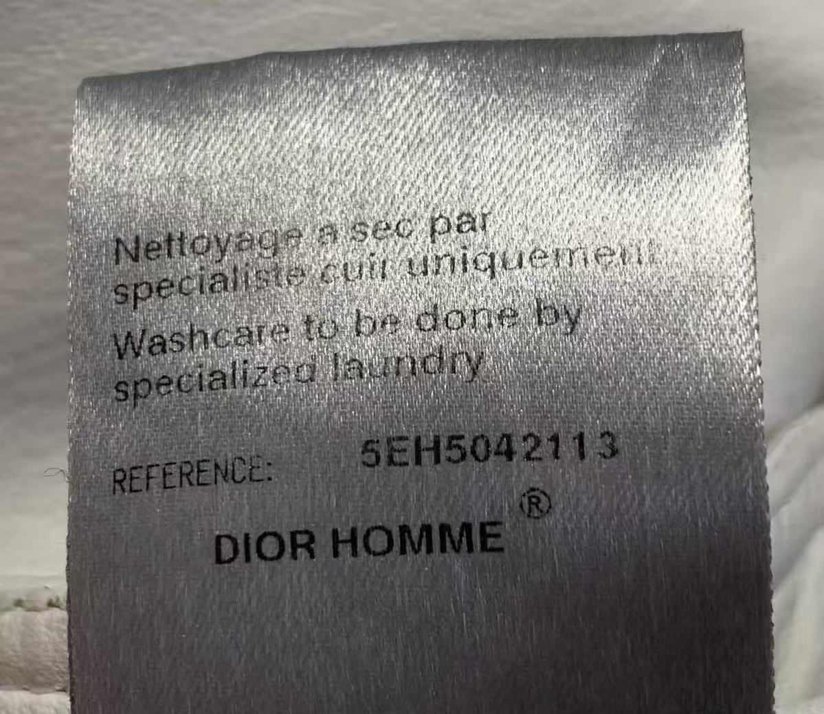 Dior Homme 05ss White Lambskin Three Wolf Jacket