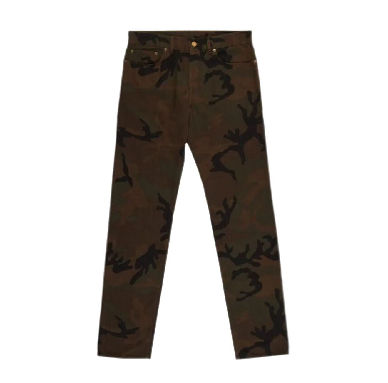 Louis Vuitton Supreme 17AW Camo Jeans
