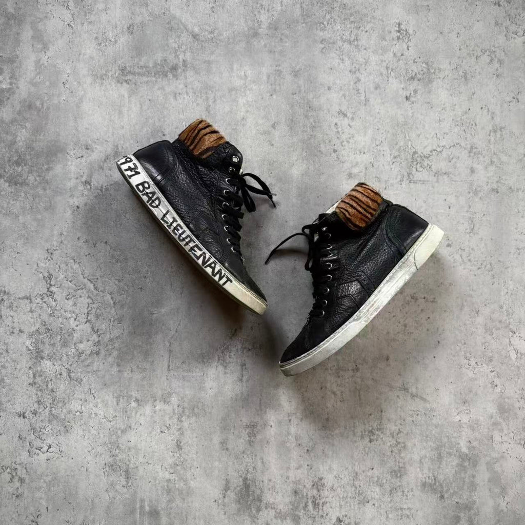 Saint Laurent Bad Lieutenant Hi Top Sneakers