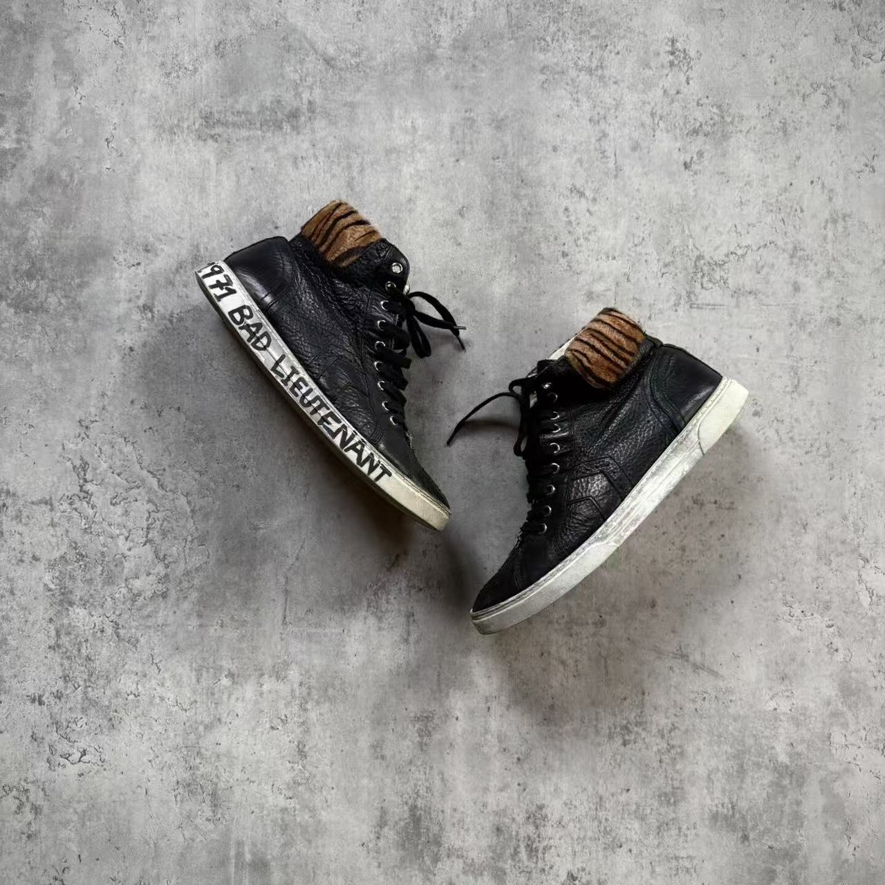 Saint Laurent Bad Lieutenant Hi Top Sneakers