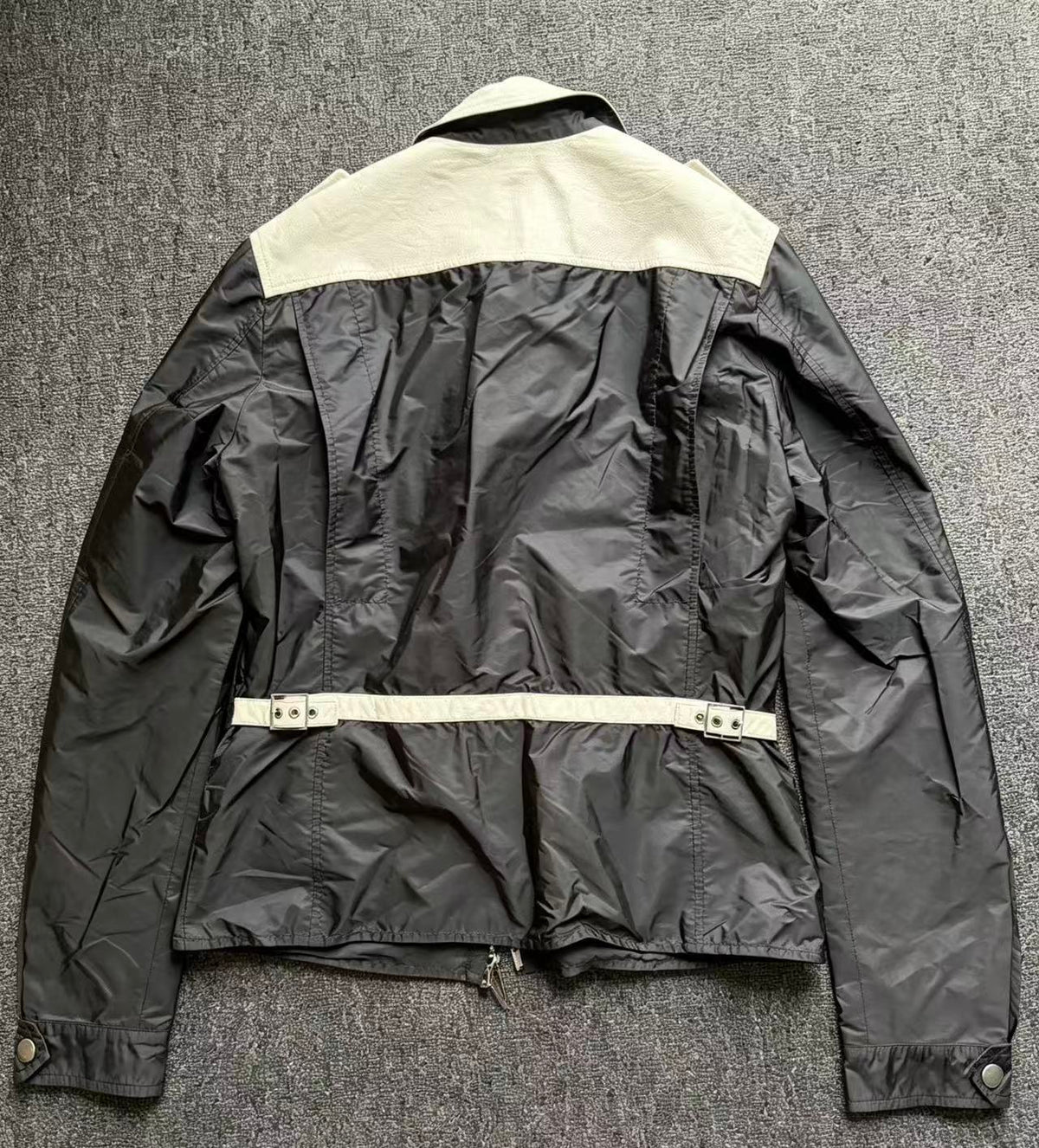 GUCCI 07AW Knight Crest Leather Biker Jacket