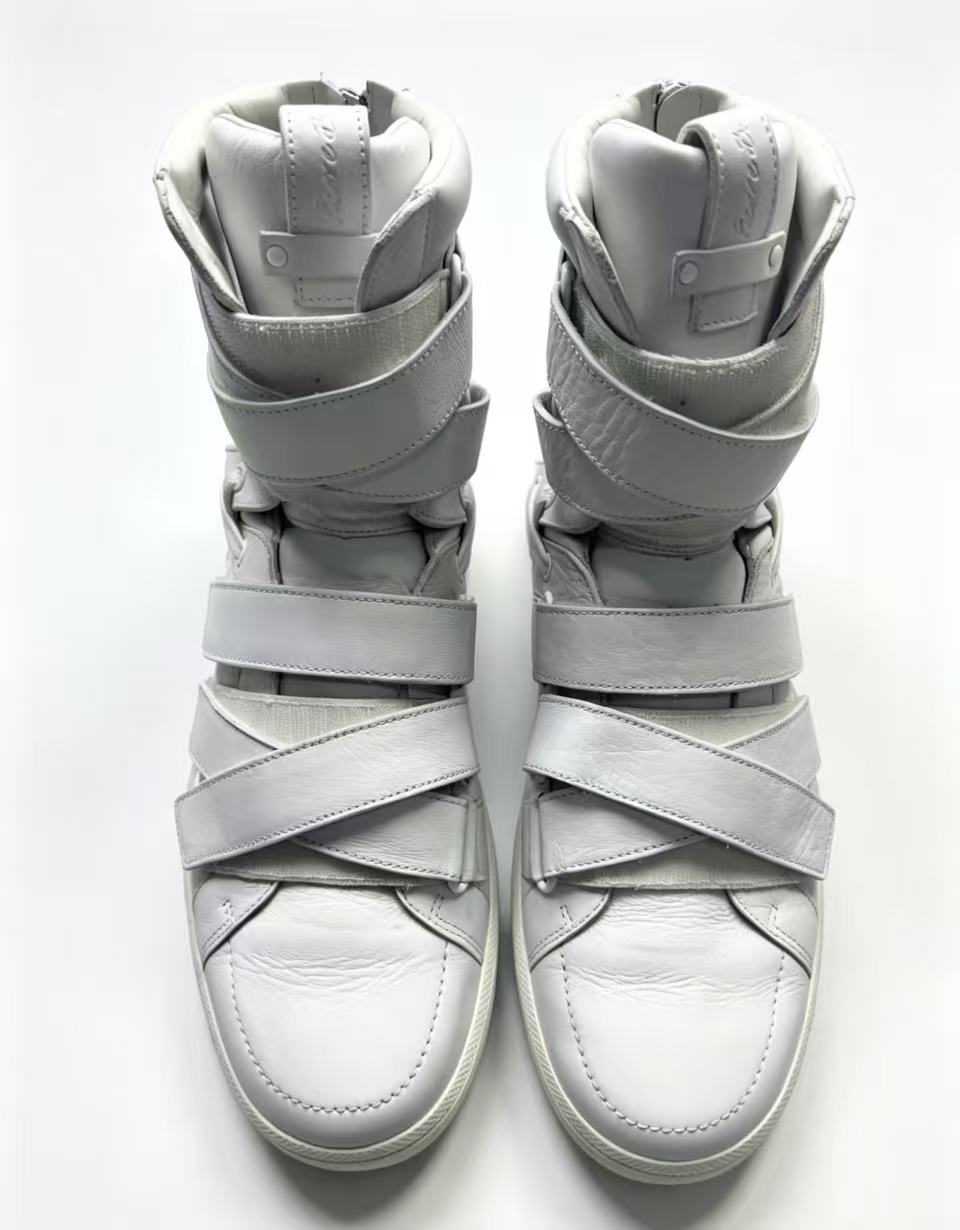 Pierre Balmain ss2012 high top Velcro strap shoes