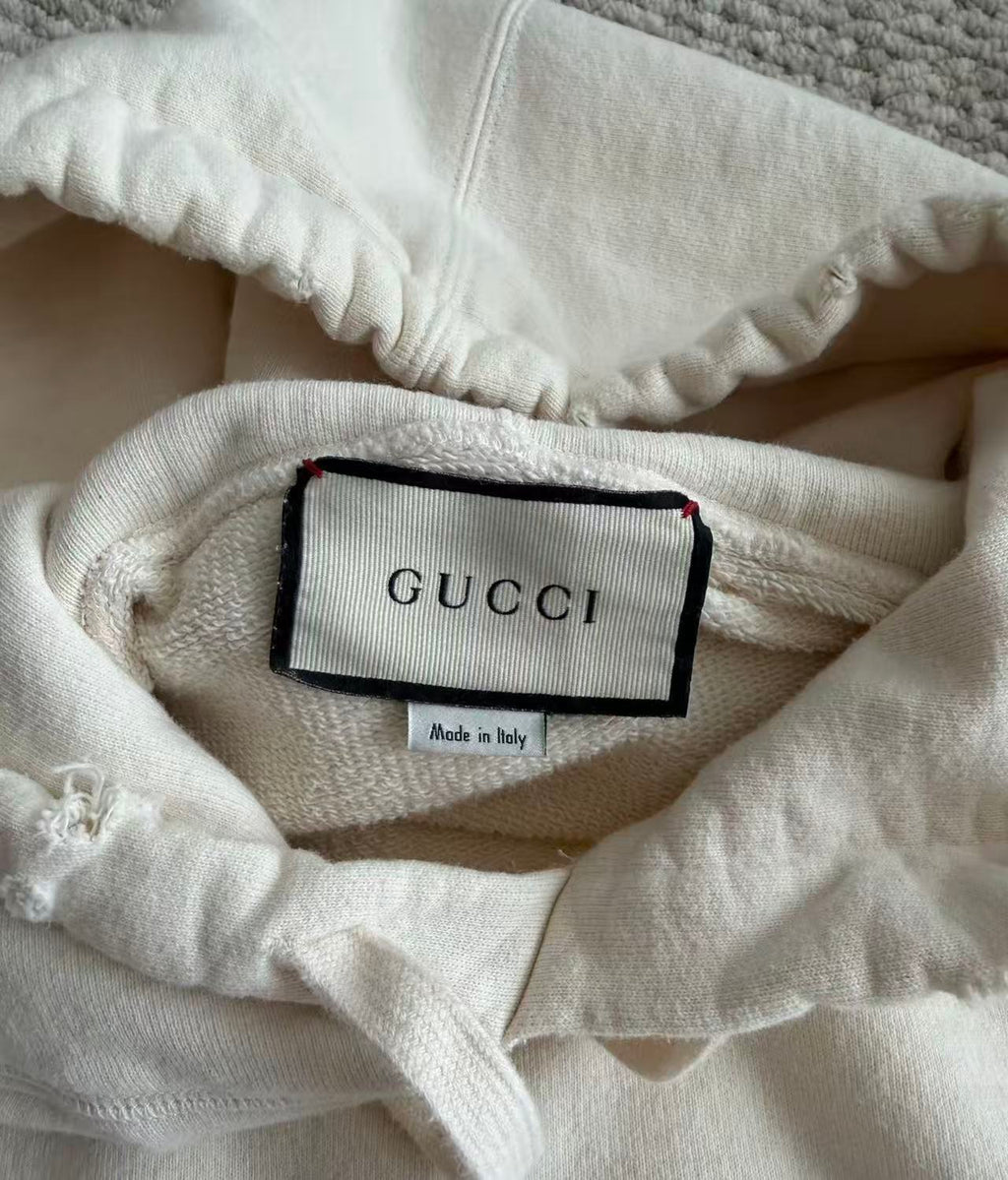 Gucci Think/Thank Print Hoodie