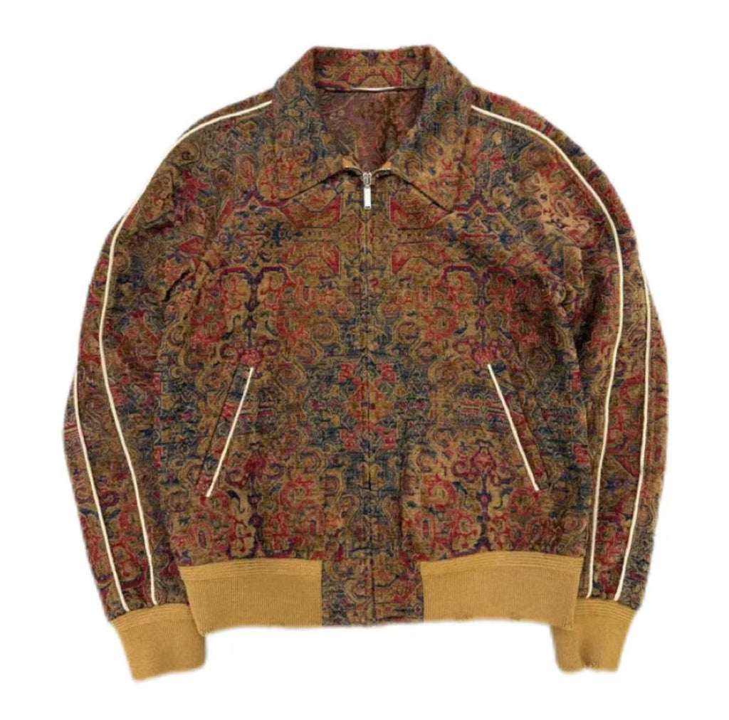 Saint Laurent 17SS Tapisserie Distressed Bomber Jacket