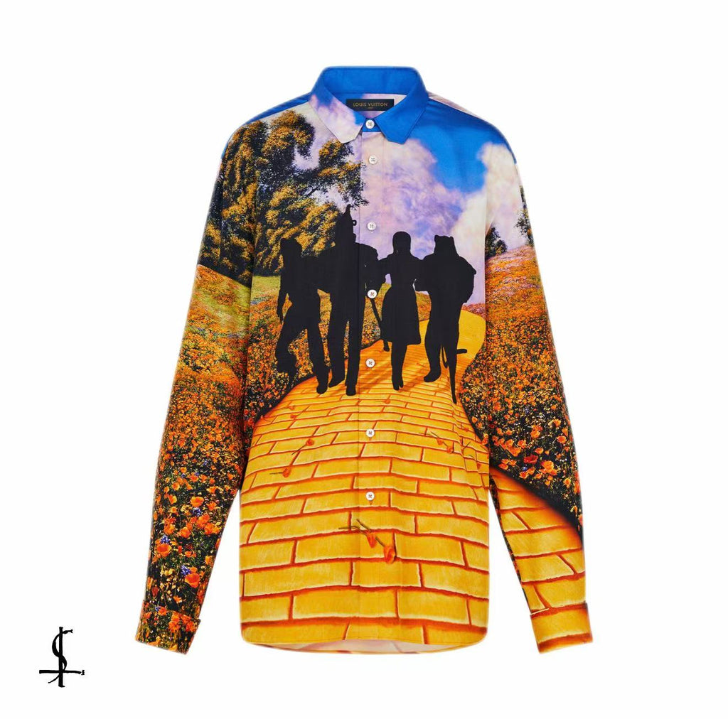 Louis Vuitton 2019SS By Virgil Abloh Wizard of OZ Brick Road Shirt