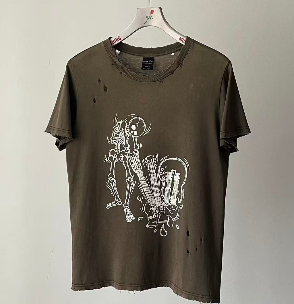 Number Nine 05SS Skeleton Guitar Tee