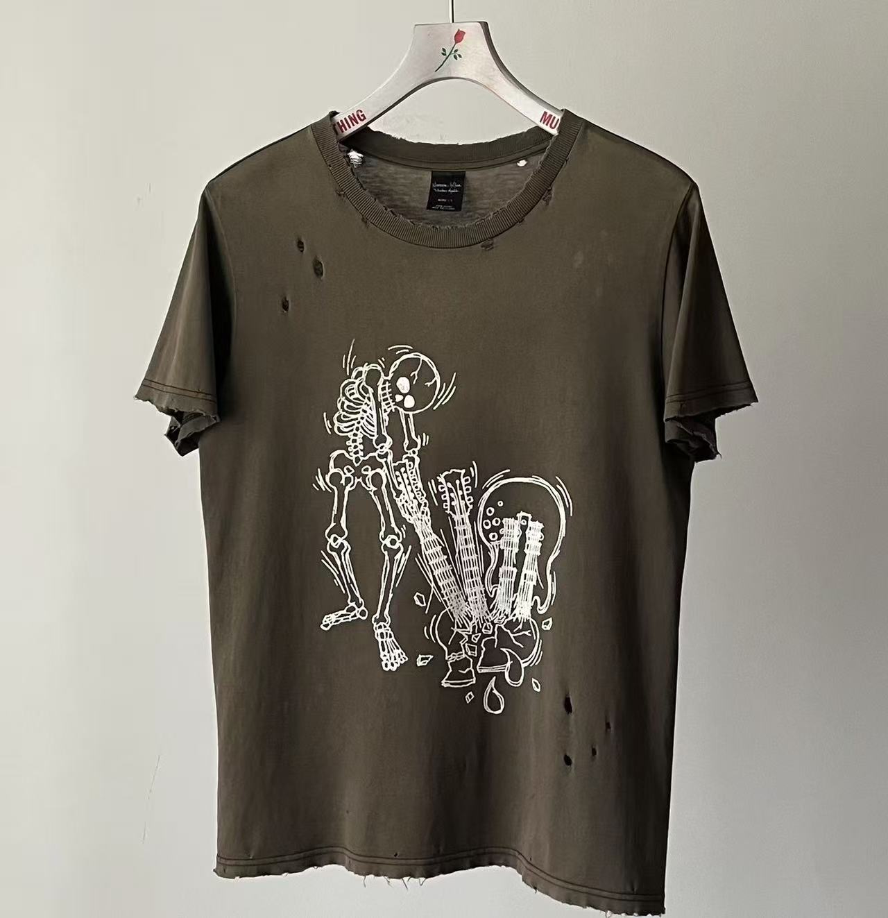 Number Nine 05SS Skeleton Guitar Tee