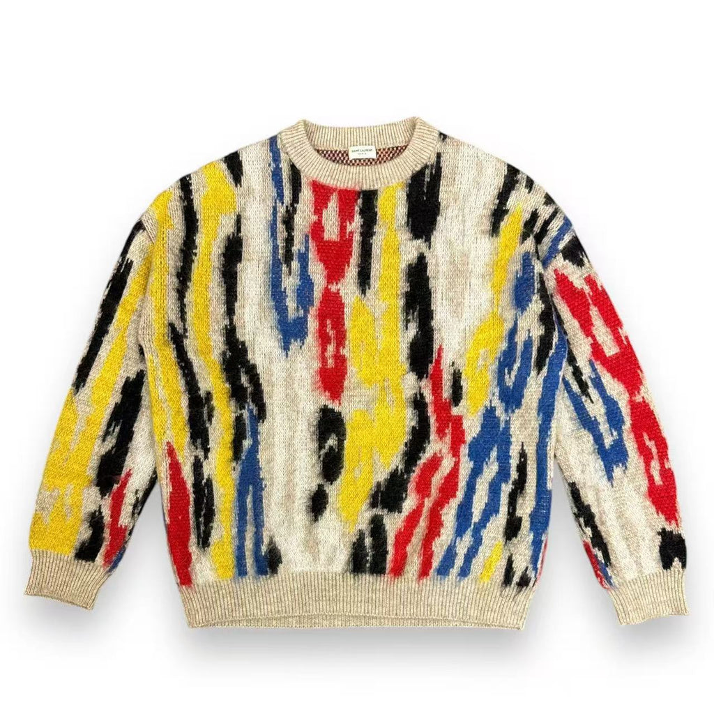 Saint Laurent 21AW Mohair Knit Sweater