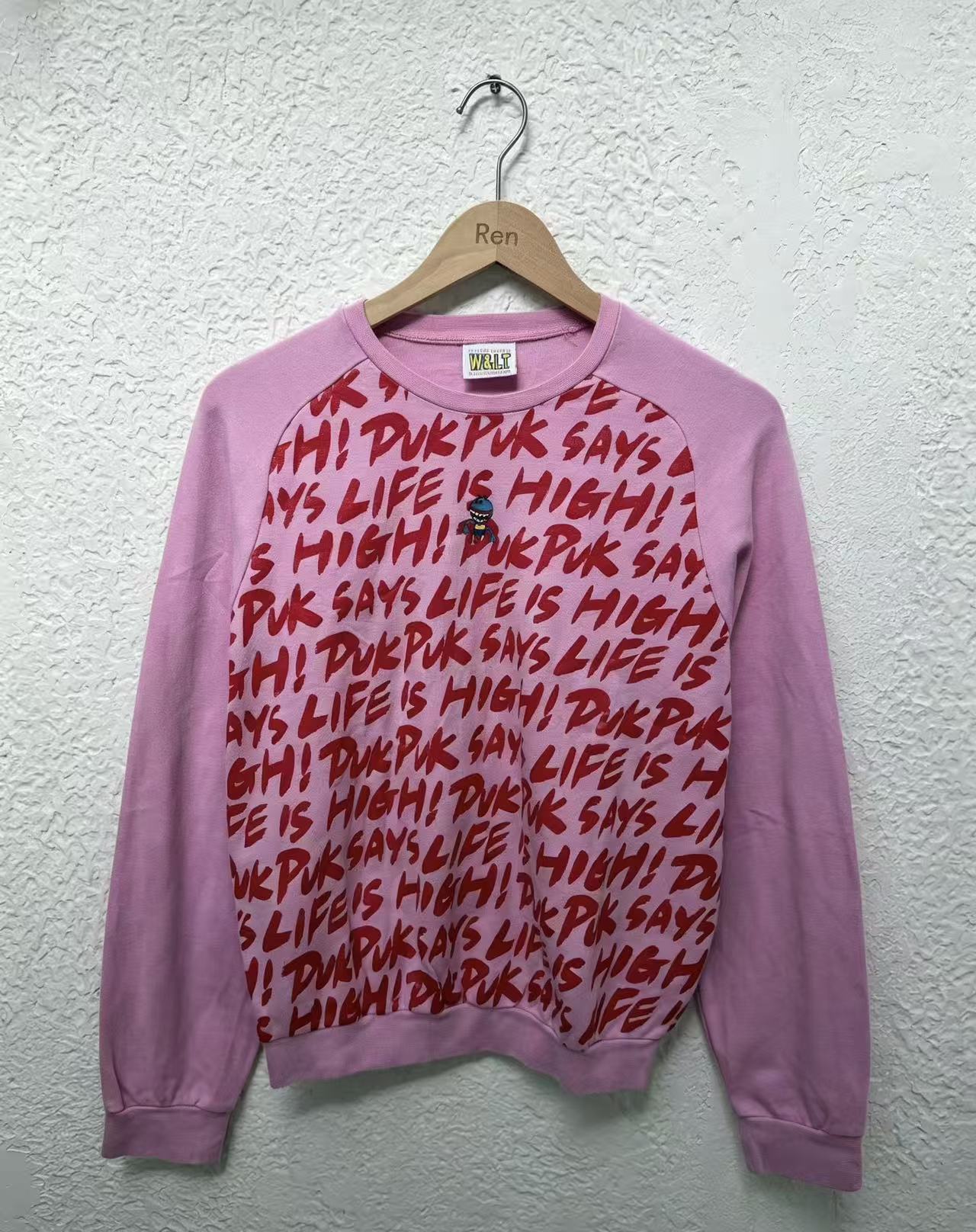 Walter Van Beirendonck W&LT 97ss “life is high”puk-puk Long Sleeve Tee