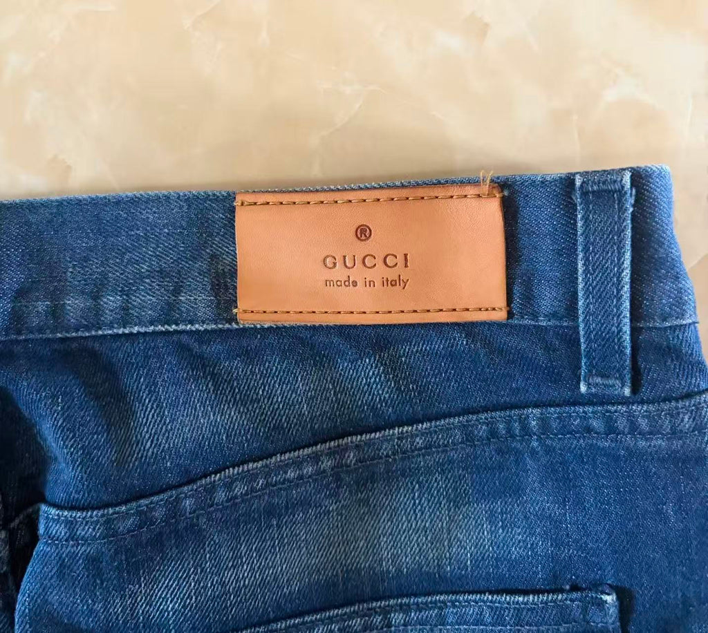 Gucci By Tom Ford 04ss Washed Denim Jeans