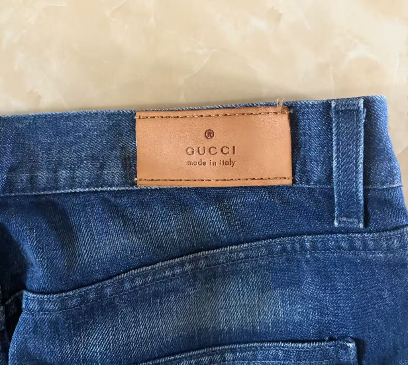 Gucci By Tom Ford 04ss Washed Denim Jeans