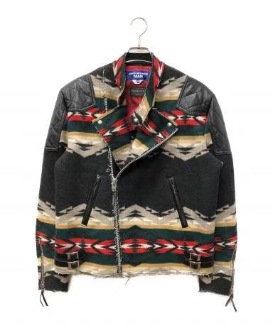 Junya Watanabe Pendleton 22AW Blanket Quilted Perfecto Jacket