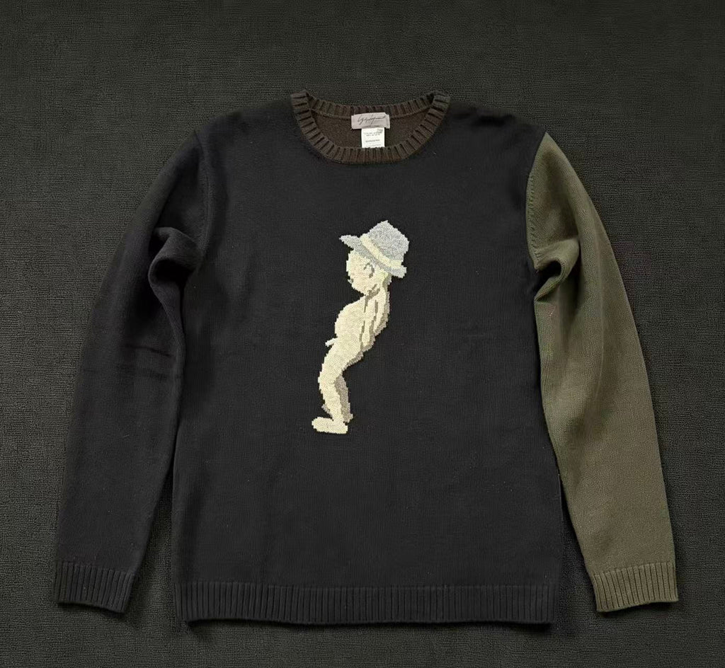 Yohji Yamamoto Pour Homme 09AW Manneken Pis Knit Sweater