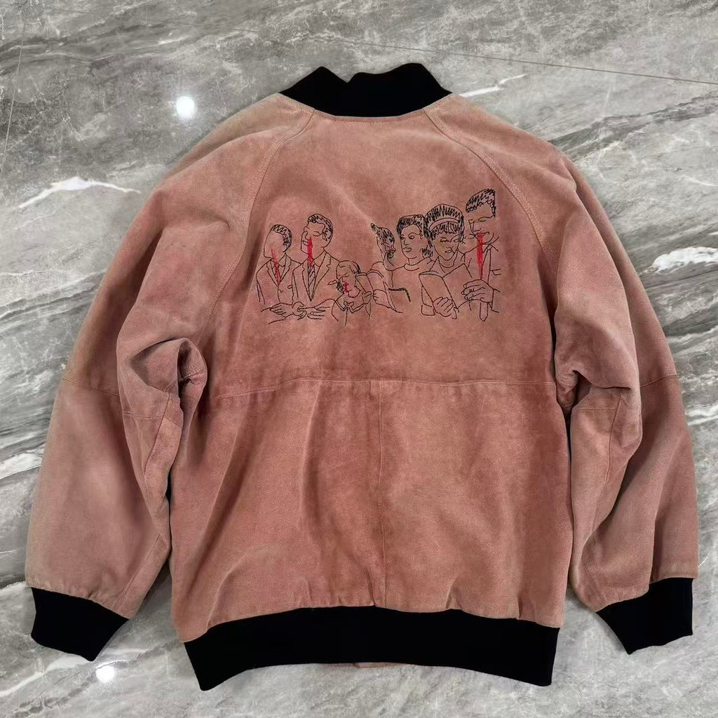 Enfants Riches Déprimés 18SS Nosebleed Choir Suede Jacket