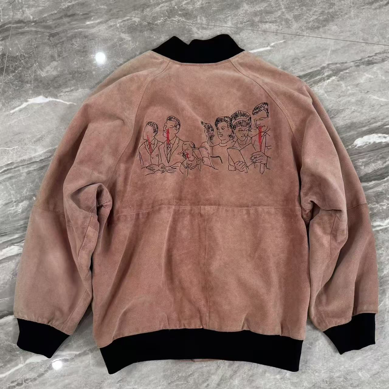 Enfants Riches Déprimés 18SS Nosebleed Choir Suede Jacket