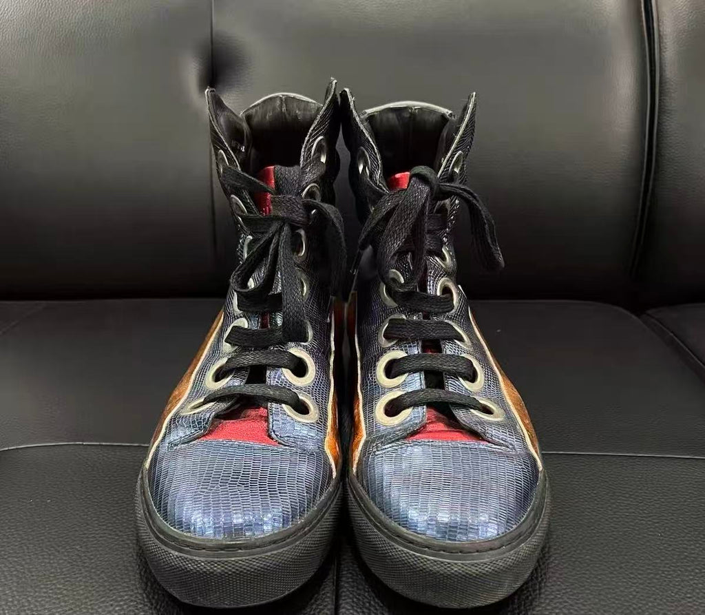 Raf Simons Sterling Ruby 14FW Hi Top Sneakers