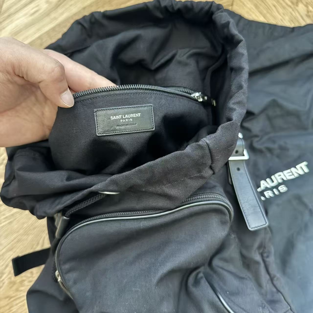 Saint Laurent Studded Backpack