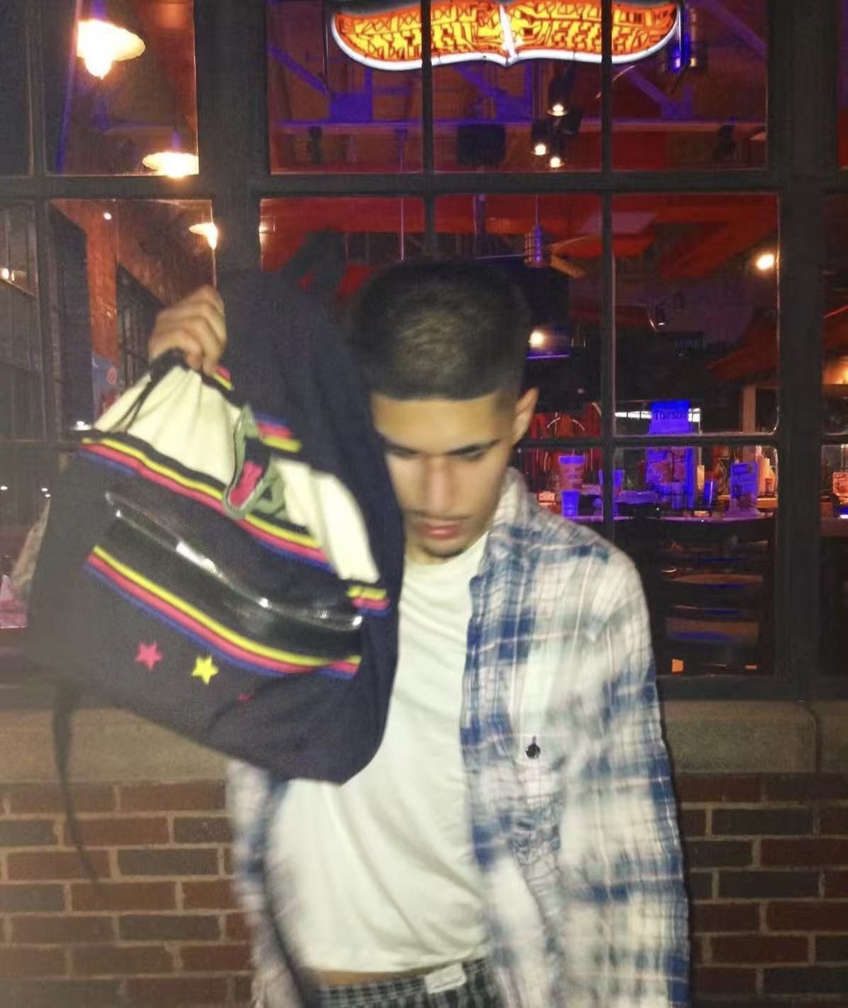 Saint Laurent Dinosaur Print Backpack