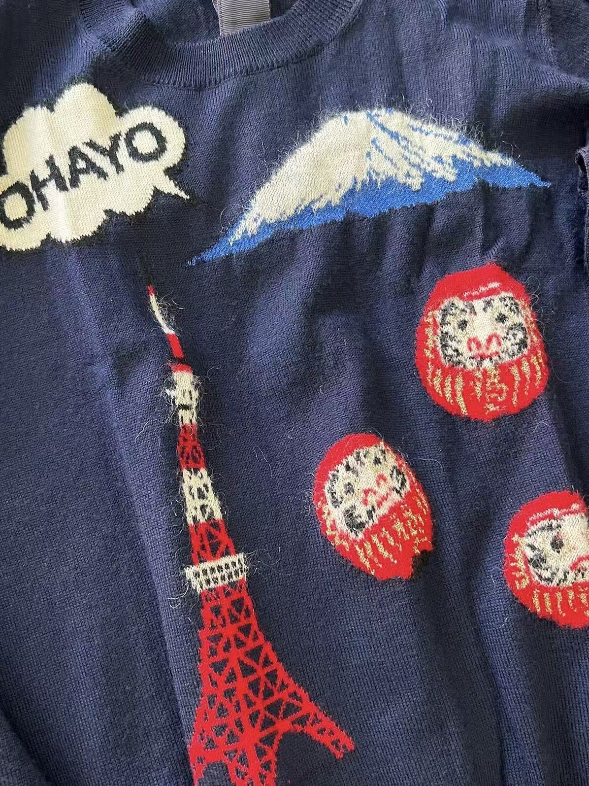 COMME des GARÇONS 05AW Japan Graphic Sweater