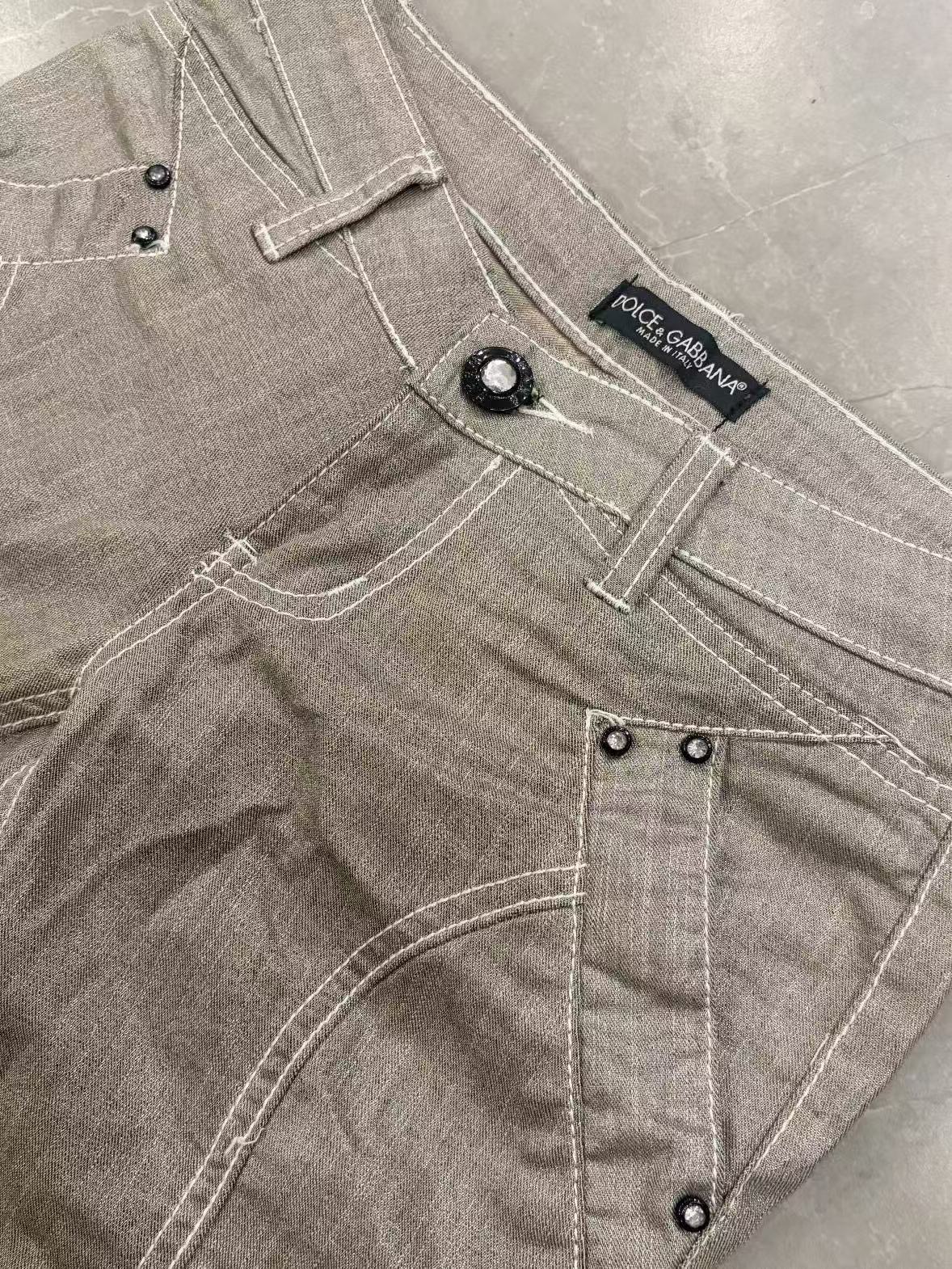 Dolce&Gabbana 00s Coated Jeans